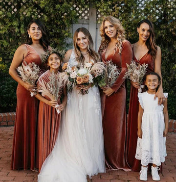 Fresh & Dried Floral Bridal Party