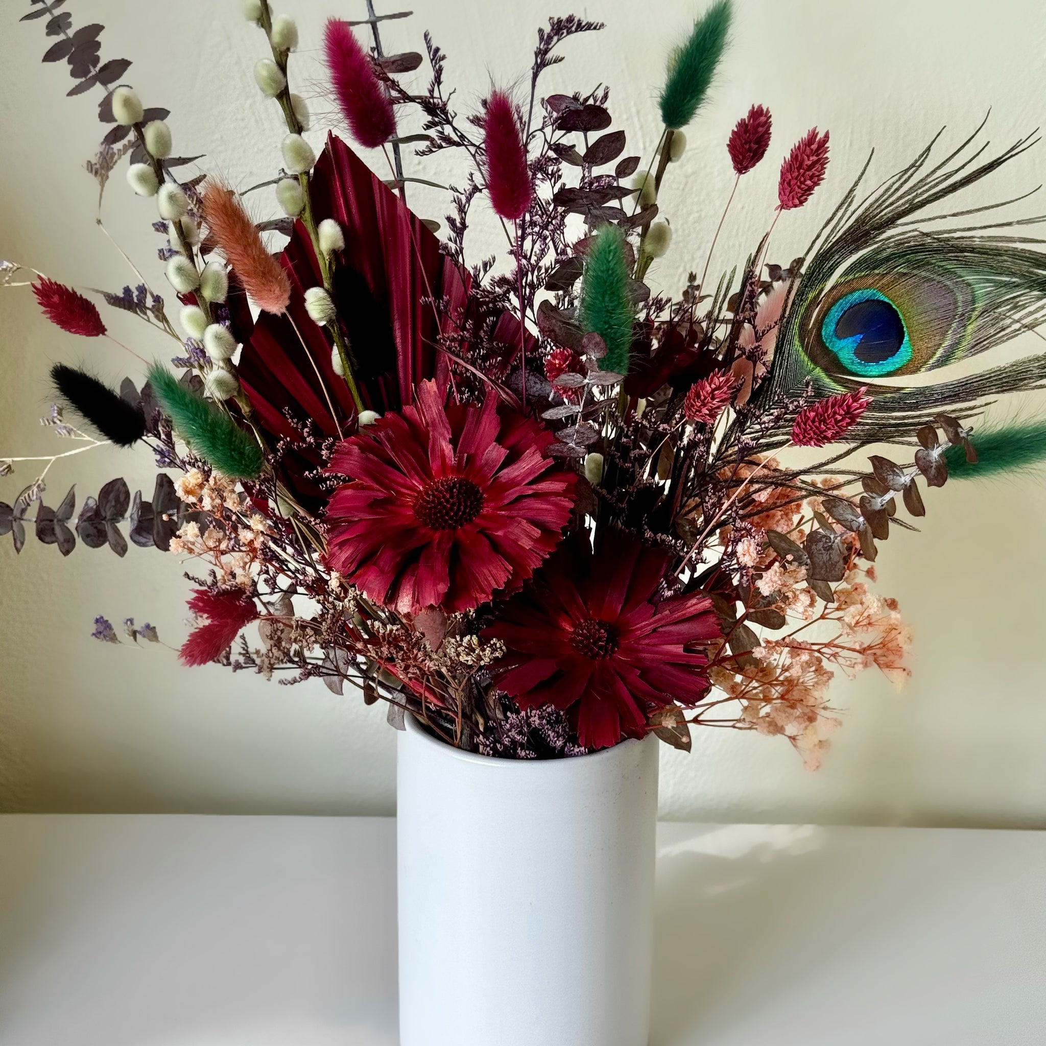 Dried Flower Arrangement The Ruby