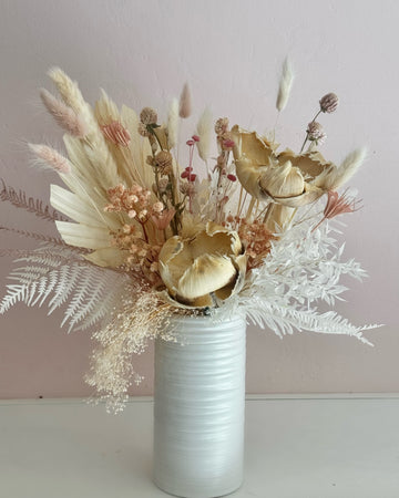 Dried Flower Arrangement The Blushing for Winter