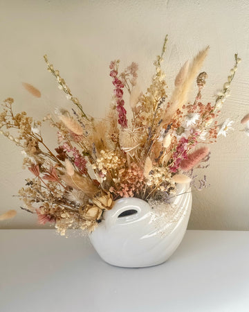 Dried Flower Arrangment The Vintage Swan